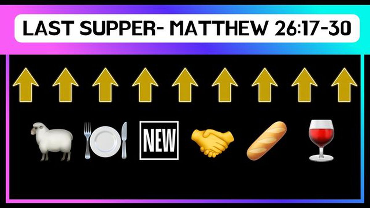 Bible Emoji Battle - Holy Week Edition image number null